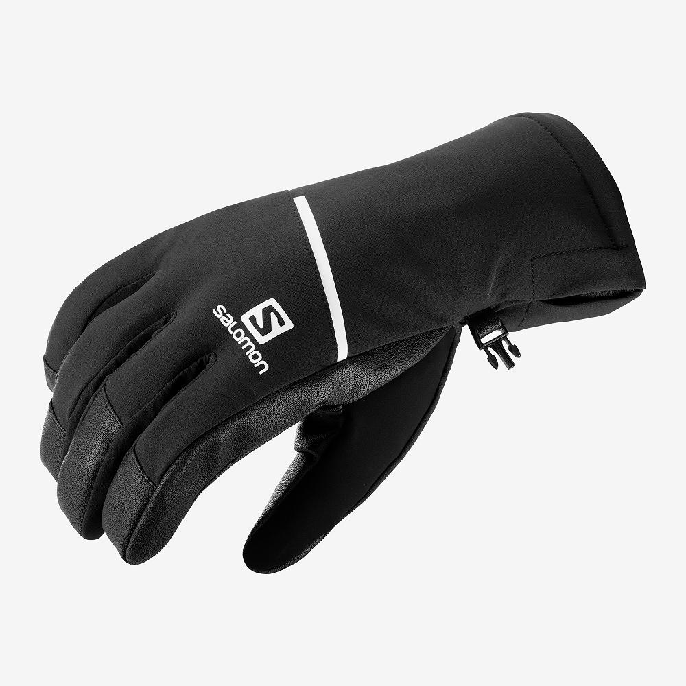 Salomon Singapore Mens Gloves - PROPELLER ONE M Black | 23675-WIKO